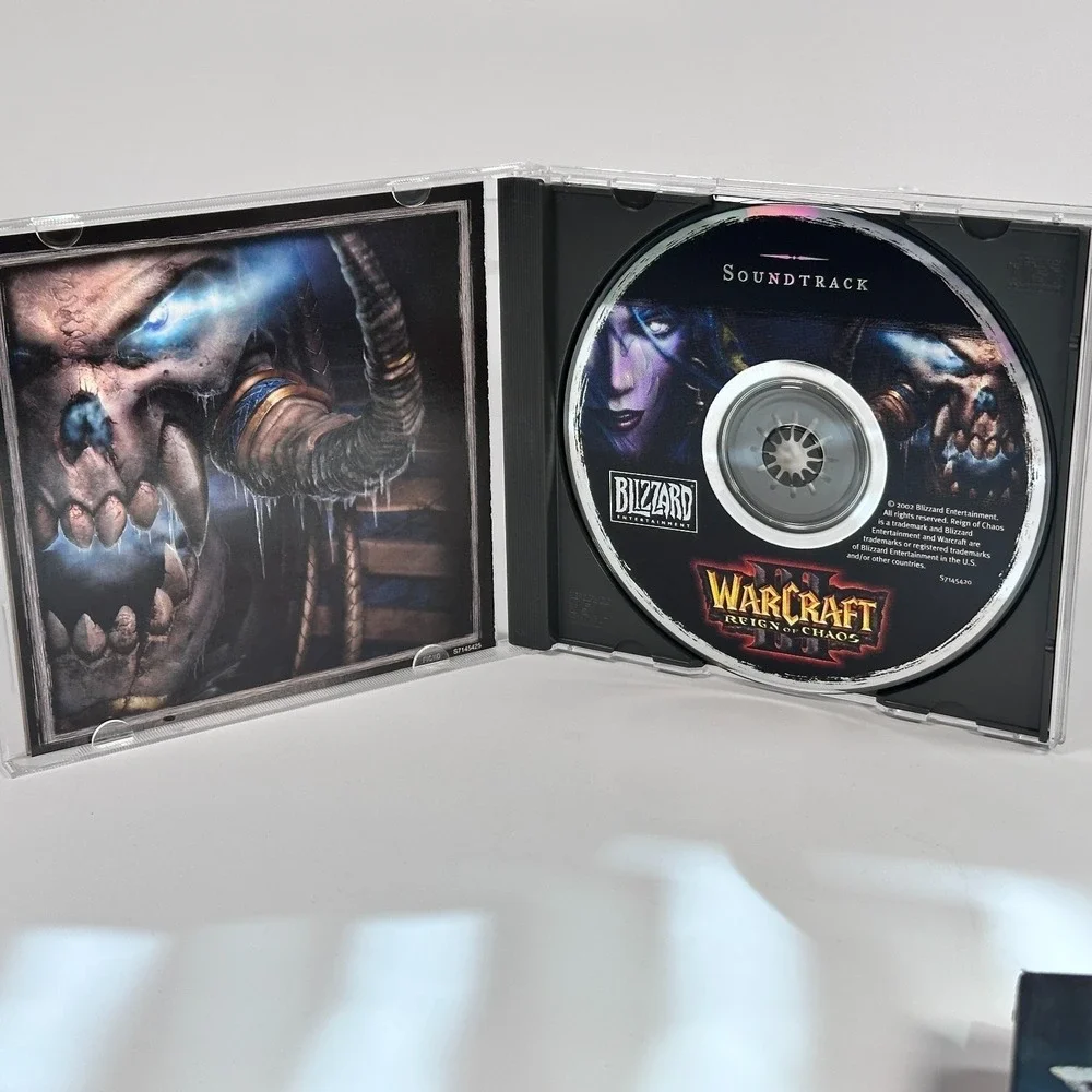 WARCRAFT III 3 Reign of Chaos Game Collector's Edition Blizzard COMPLETE Box Set
